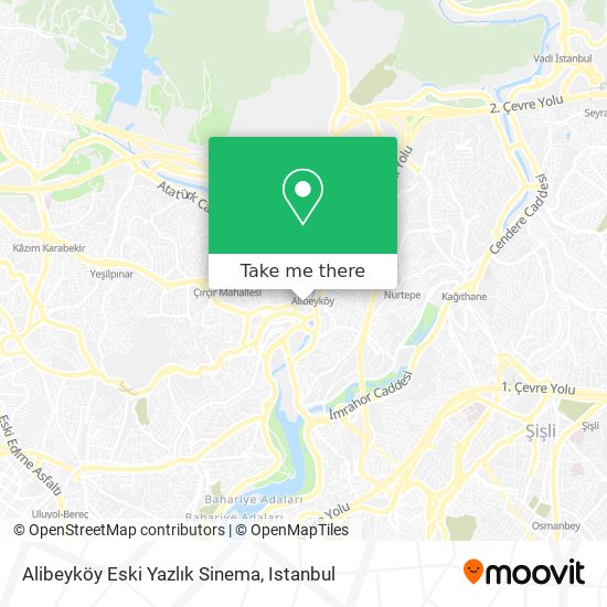 Alibeyköy Eski Yazlık Sinema map