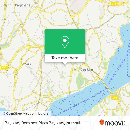 Beşiktaş Dominos Pizza Beşiktaş map