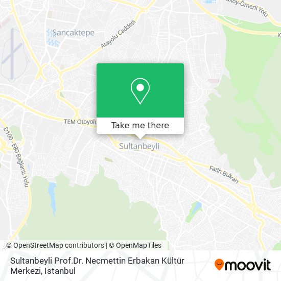 Sultanbeyli Prof.Dr. Necmettin Erbakan Kültür Merkezi map