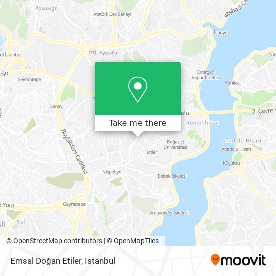 Emsal Doğan Etiler map