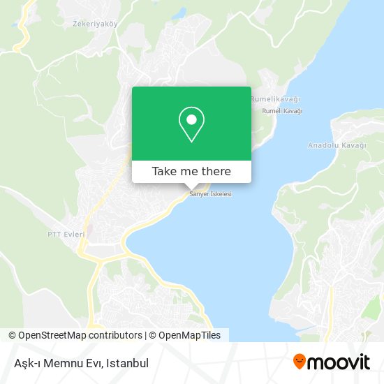 How to get to Aşk-ı Memnu Evı in Sariyer by Bus, Cable Car or Metro?