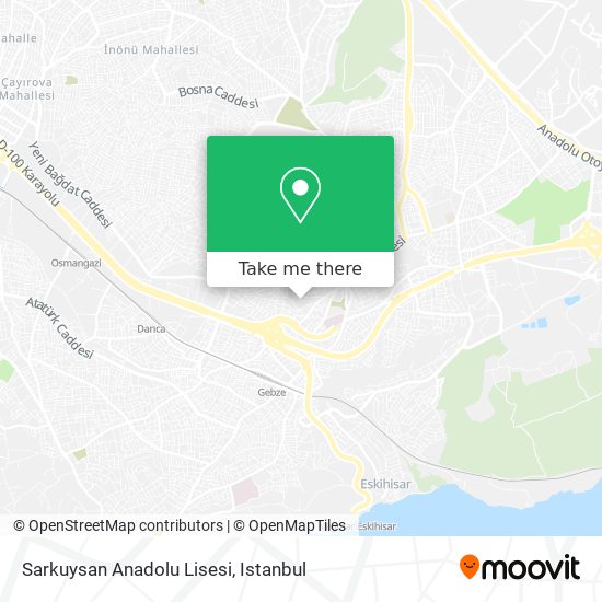 Sarkuysan Anadolu Lisesi map