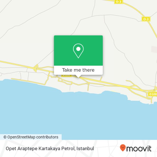 Opet Araptepe Kartakaya Petrol map