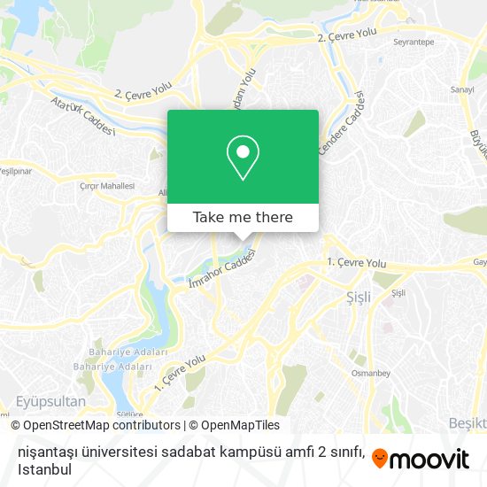 nişantaşı üniversitesi sadabat kampüsü amfi 2 sınıfı map