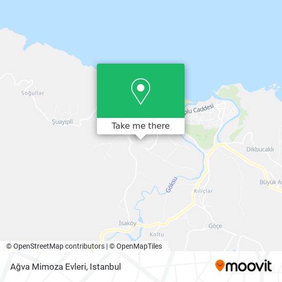 Ağva Mimoza Evleri map