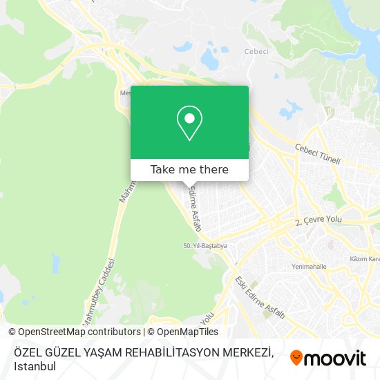 ÖZEL GÜZEL YAŞAM REHABİLİTASYON MERKEZİ map