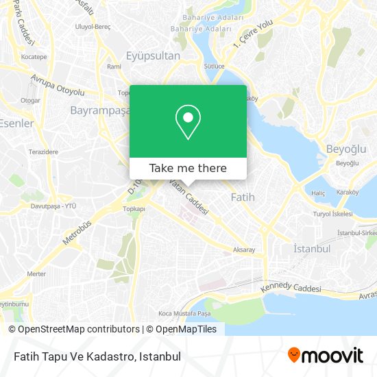 Fatih Tapu Ve Kadastro map
