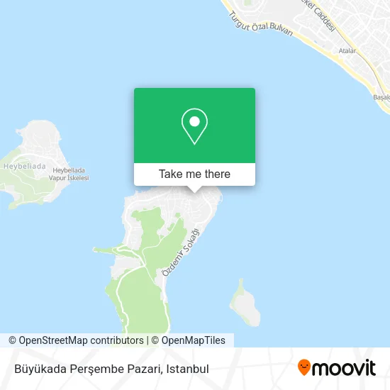 Büyükada Perşembe Pazari map