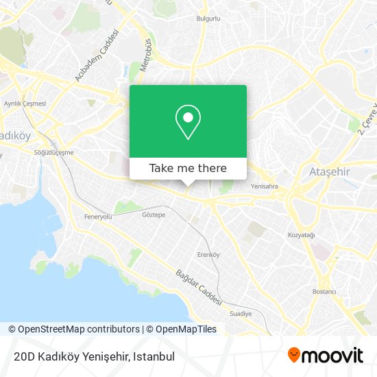 20D Kadıköy Yenişehir map
