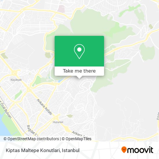 Kiptas Maltepe Konutlari map