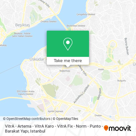 VitrA - Artema - VitrA Karo - VitrA Fix - Norm - Punto - Barakat Yapı map