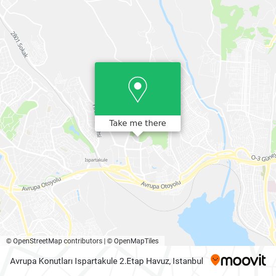 Avrupa Konutları Ispartakule 2.Etap Havuz map