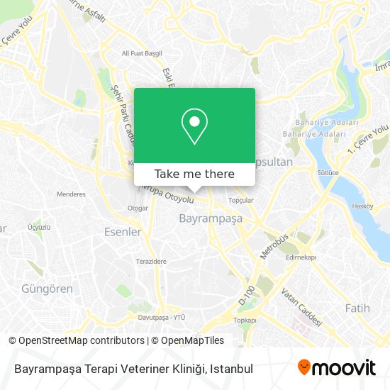 Bayrampaşa Terapi Veteriner Kliniği map