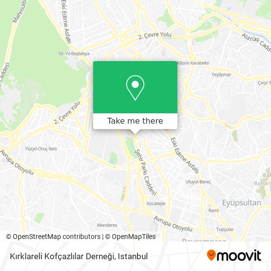 Kırklareli Kofçazlılar Derneği map