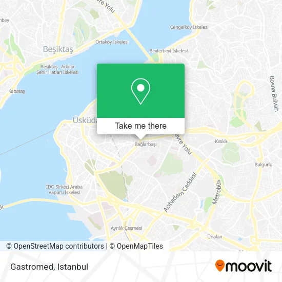 Gastromed map