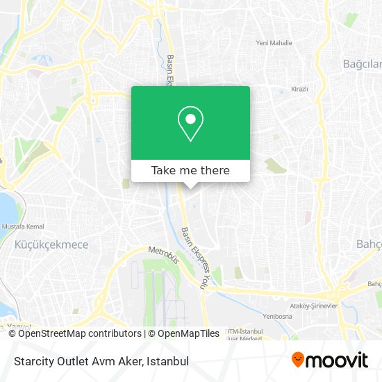 Starcity Outlet Avm Aker map