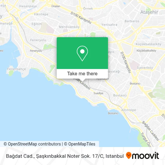 Bağdat Cad., Şaşkınbakkal Noter Sok. 17 / C map