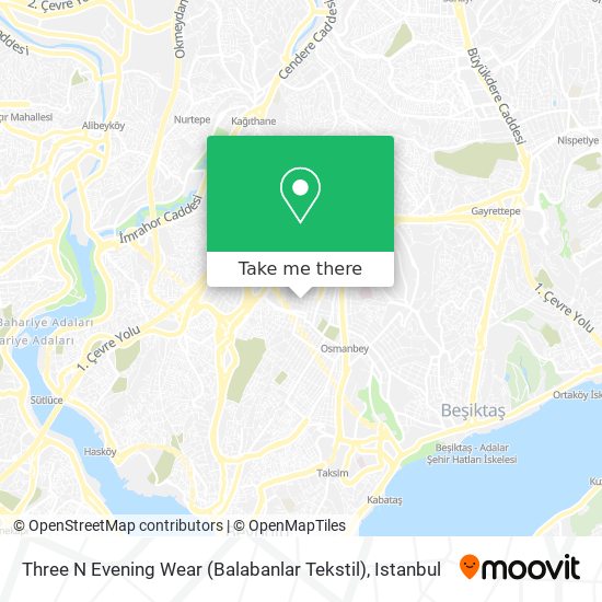Three N Evening Wear (Balabanlar Tekstil) map
