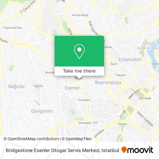 Bridgestone Esenler Otogar Servis Merkezi map