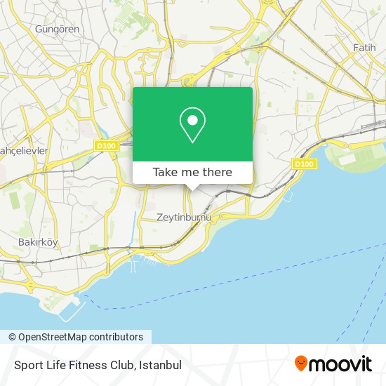 Sport Life Fitness Club map