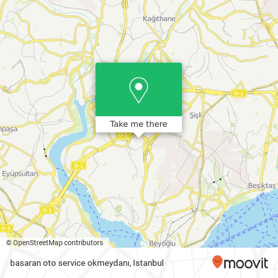 basaran oto service okmeydanı map