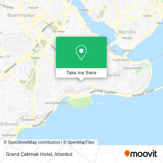 Grand Çakmak Hotel map