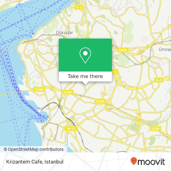 Krizantem Cafe map