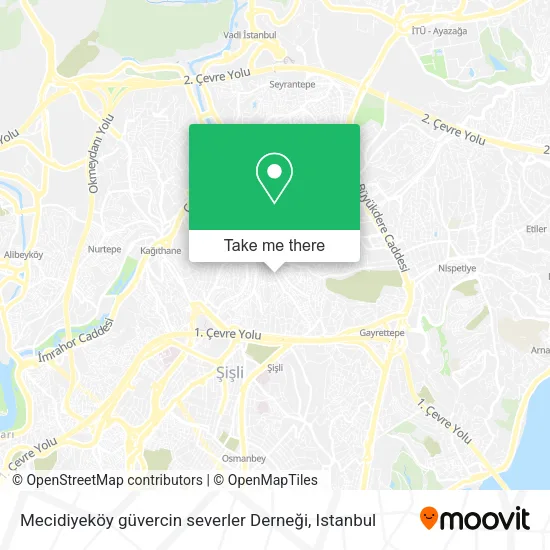Mecidiyeköy güvercin severler Derneği map