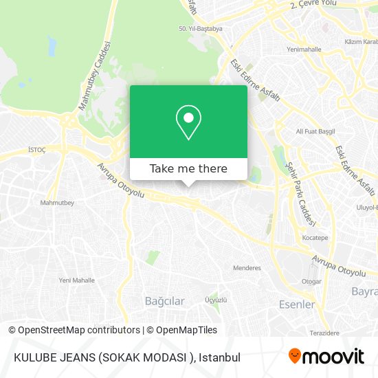 KULUBE JEANS (SOKAK MODASI ) map