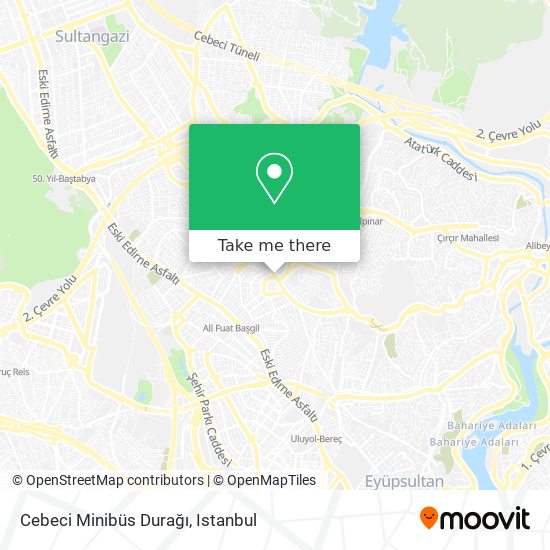 Cebeci Minibüs Durağı map