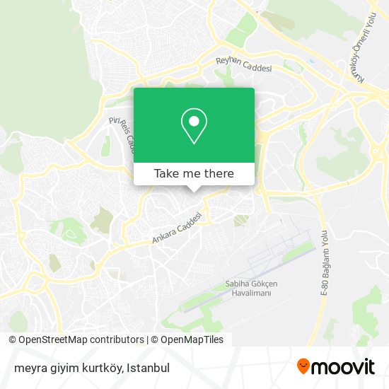 meyra giyim kurtköy map