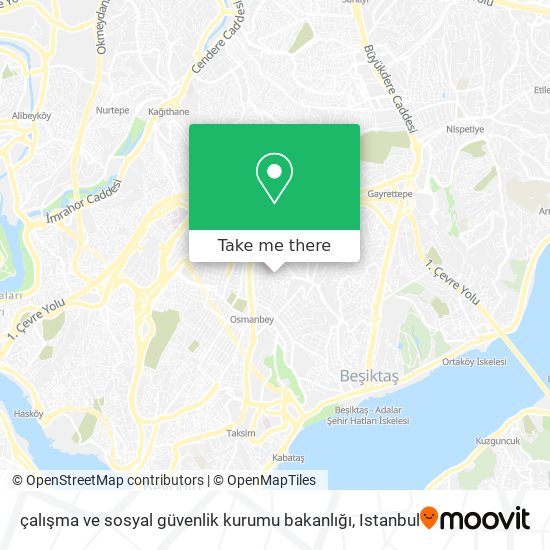 çalışma ve sosyal güvenlik kurumu bakanlığı map