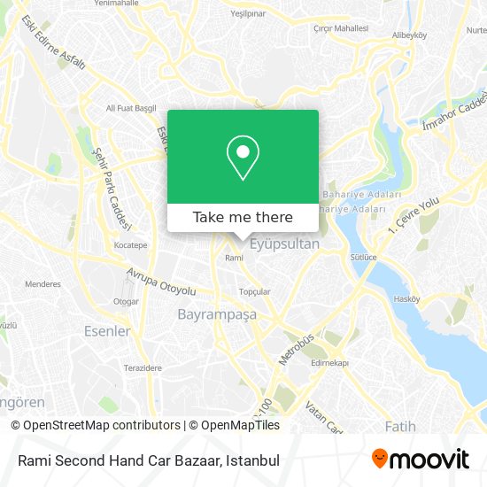 Rami Second Hand Car Bazaar map