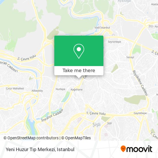 Yeni Huzur Tıp Merkezi map