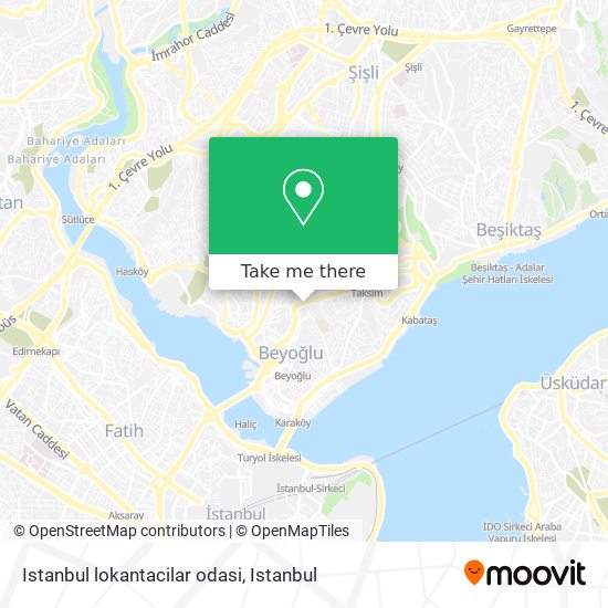 Istanbul lokantacilar odasi map