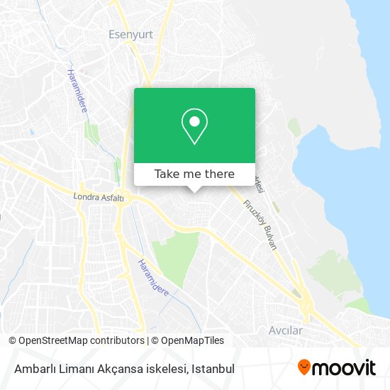 Ambarlı Limanı Akçansa iskelesi map