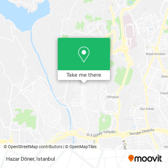 Hazar Döner map