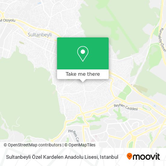 Sultanbeyli Özel Kardelen Anadolu Lisesi map