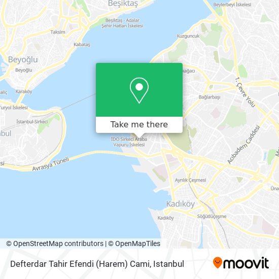 Defterdar Tahir Efendi (Harem) Cami map