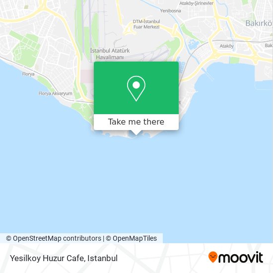 Yesilkoy Huzur Cafe map