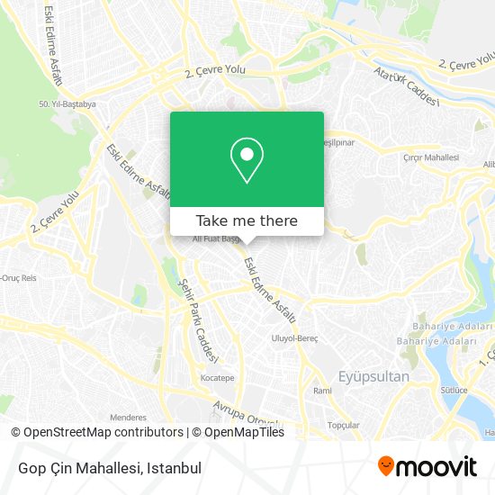 Gop Çin Mahallesi map