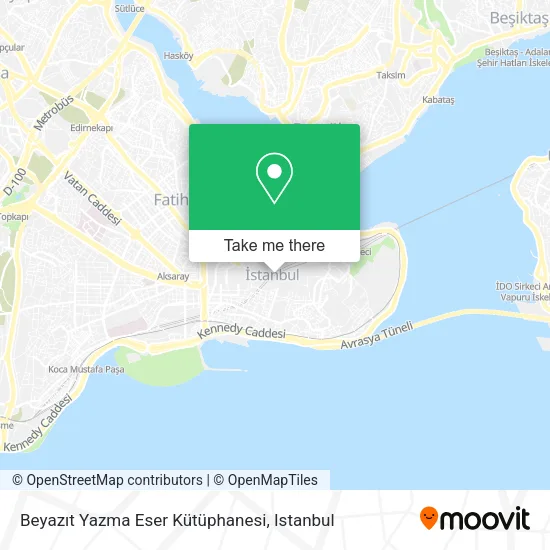 Beyazıt Yazma Eser Kütüphanesi map