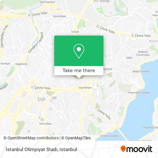 İstanbul Olimpiyat Stadı map