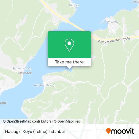 Haciagzi Koyu (Tekne) map