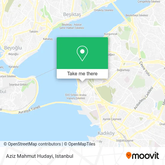 Aziz Mahmut Hudayi map