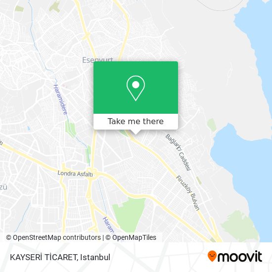 KAYSERİ TİCARET map