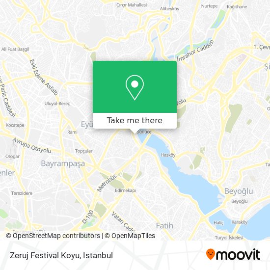 Zeruj Festival Koyu map