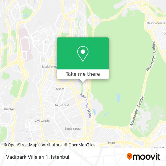 Vadipark Villaları 1 map