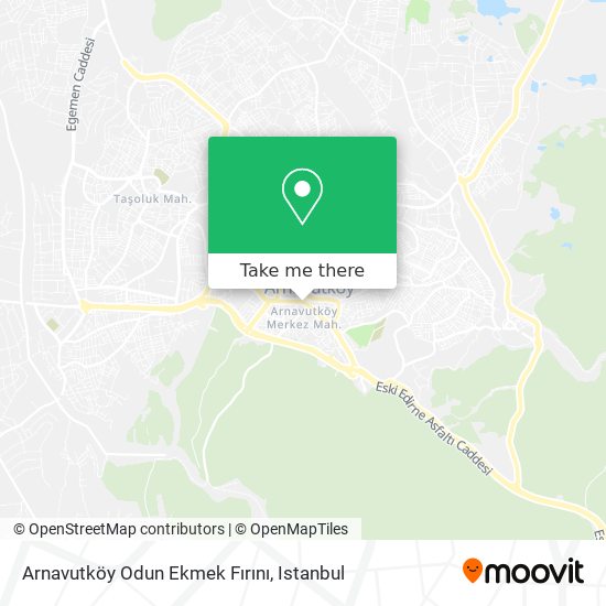 Arnavutköy Odun Ekmek Fırını map