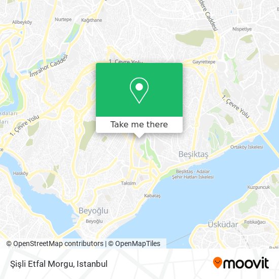 Şişli Etfal Morgu map